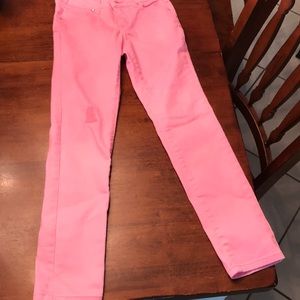 Pink jeans